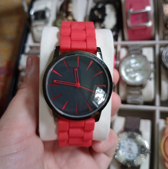 Geneva | Accessories | Geneva Red Womens Watch | Poshmark display picture 3
